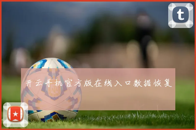 开云手机官方版在线入口数据恢复